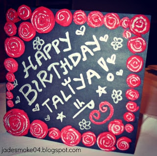 Birthday Card by Jadirah Sarmad (jadesmoke04.blogspot.com)