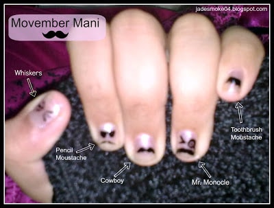 DIY Movember Manicure