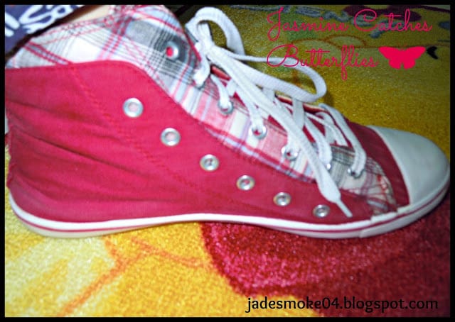 Red Check Sneakers