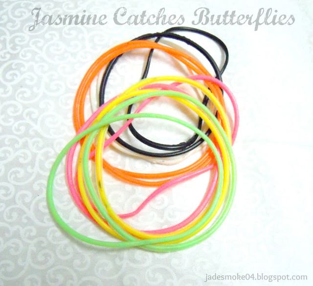 Neon Rubber Bangles