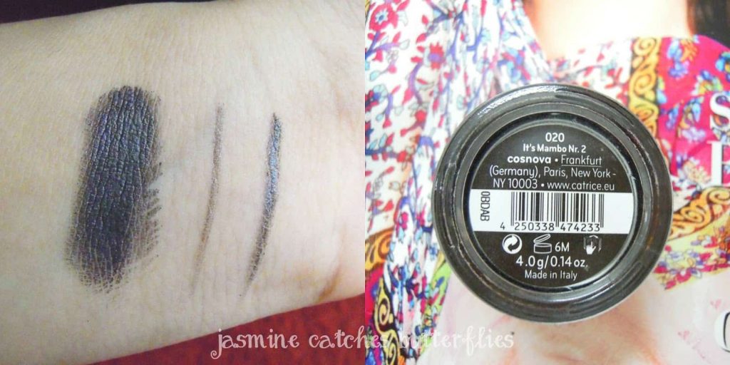 Catrice Gel Eye Liner 020 It's Mambo Nr.2 | Review and Swatches