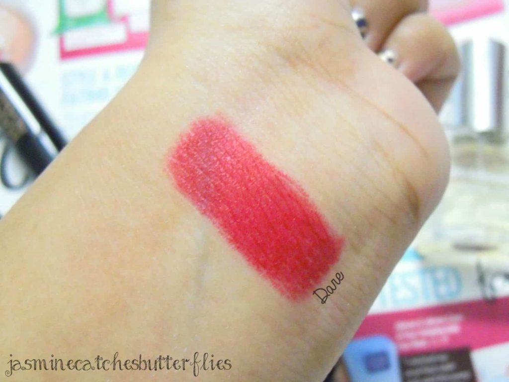 Makeup Revolution Matte Lipstick Dare Review and Swatches