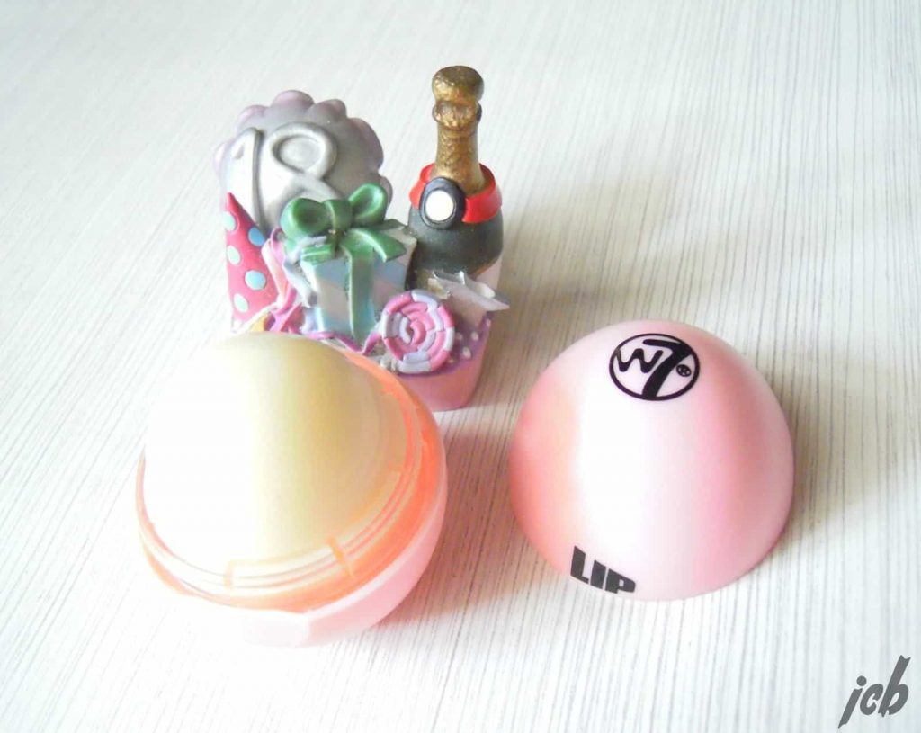W7 Fruity Flavoured Lip Bomb in Pink Cherry