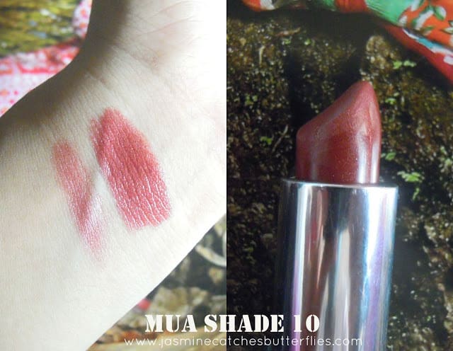 MUA Shade 10 Review and Swatches