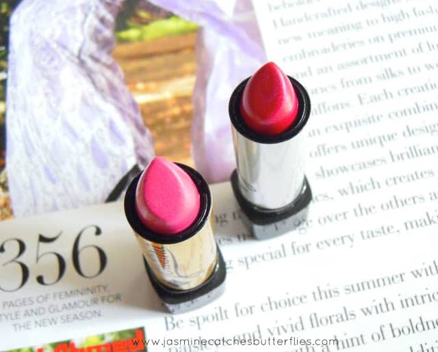 Jordana Cosmetics Pink Lipsticks