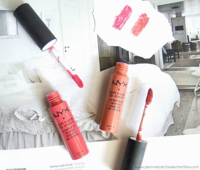 NYX Soft Matte Lip Cream: San Paulo and Cannes