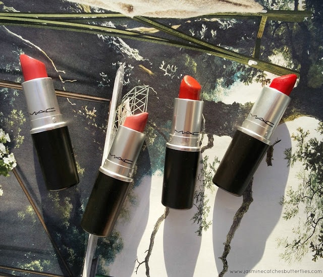 Four MAC Lipsticks For Olive Skin Tones