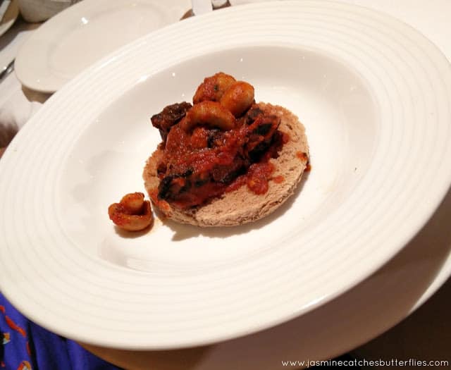 Sauteed Escargot & Mushrooms with Toasted Rye Bread