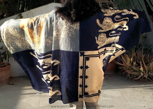  Cartoon Lion Pattern Voile Pashmina from Zaful