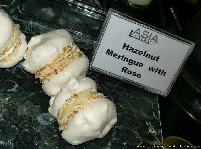 Hazelnut Meringue with Rose Cream