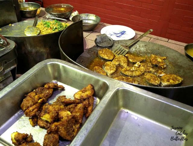 Barbecued Fish and Fried Fish