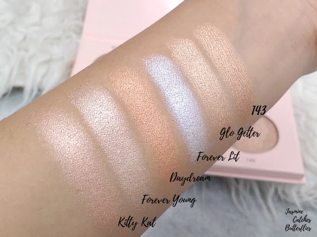 Nicole Guerriero and Anastasia Glow Kit Swatches