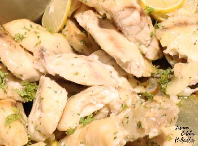 Oven Baked Fish with Lemon and Olive Oil