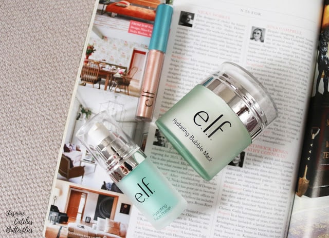 ELF Hydrating Range Bubble Mask, Primer and Molten Liquid Eyeshadow