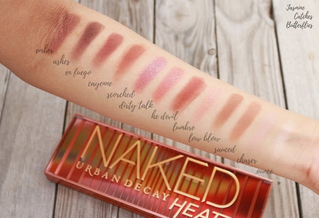 Urban Decay Naked Heat Palette Review and Swatches 