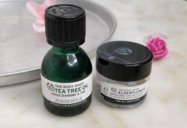 The Body Shop Tea Tree Oil and Elderflower Unperfumed Cooling Eye Gel