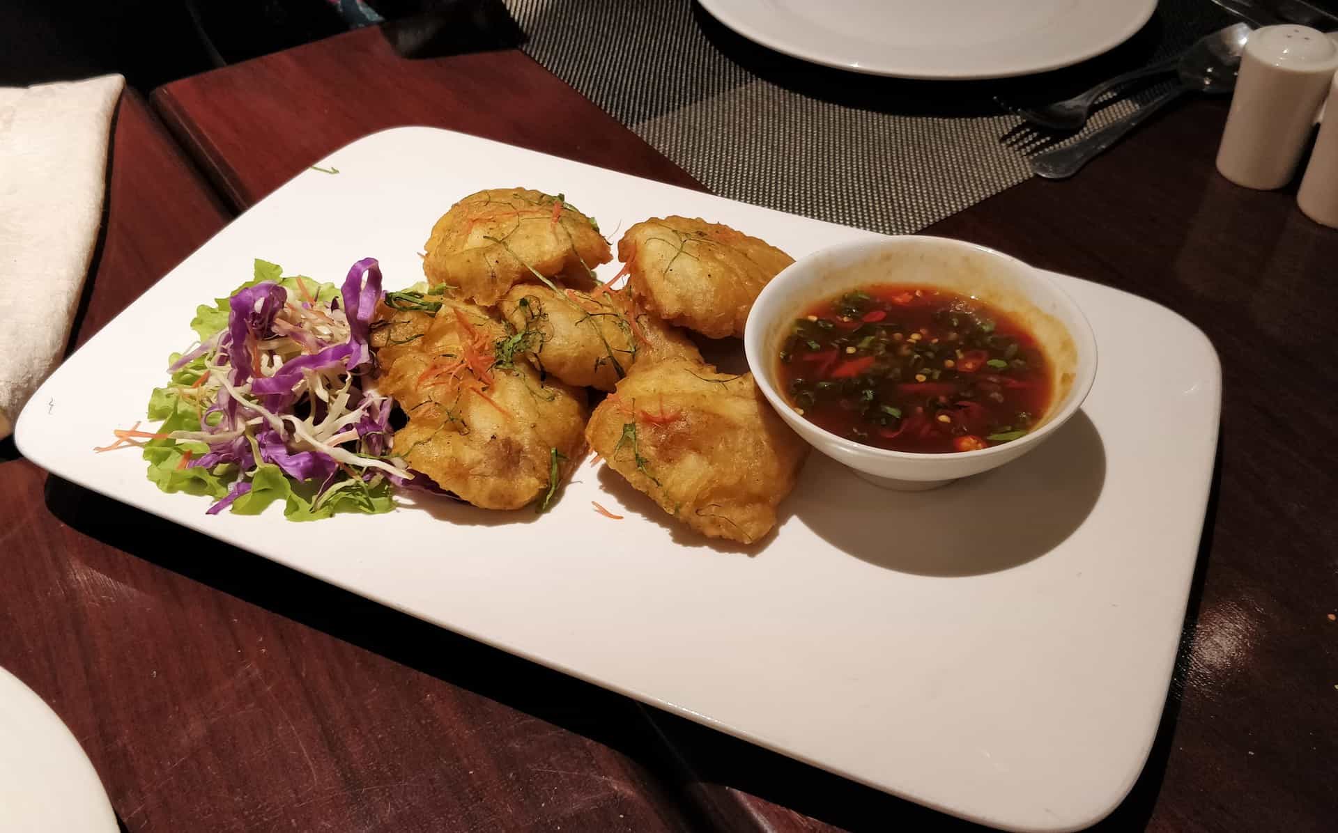 Thai Fish Tempura with Tamarind Sauce