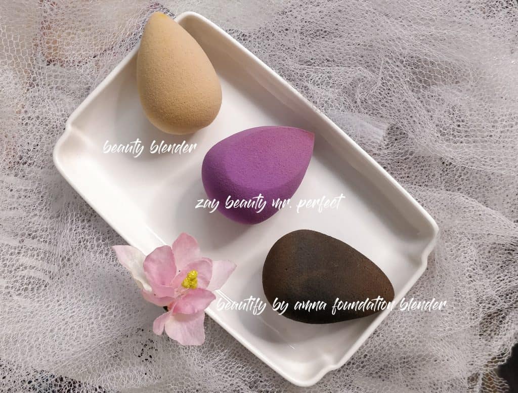 Beauty Blender, Zay Beauty, Beautify By Amna makeup sponges